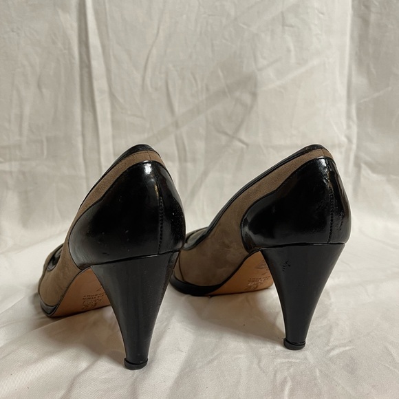 Roberto Capucci Black & Beige Heels – Size 7.5 - Picture 5 of 6